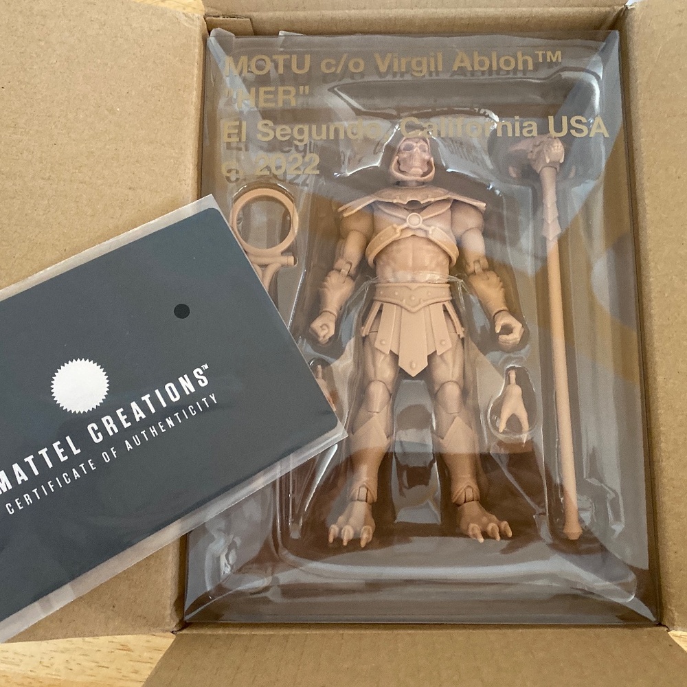 Virgil Abloh x MOTU Skeletor Collector Figure Mattel